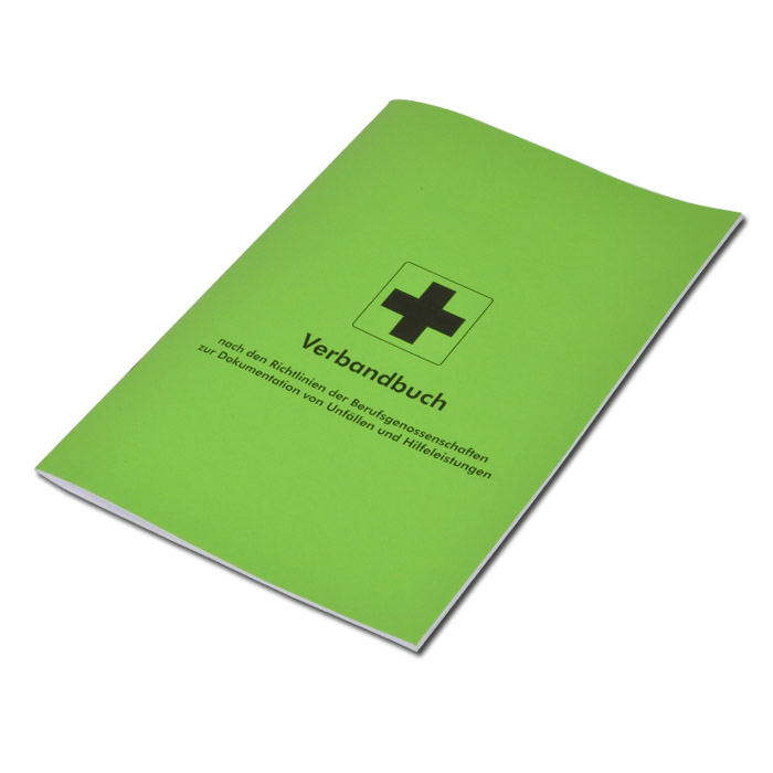 First Aid Kit Log Book DIN A4