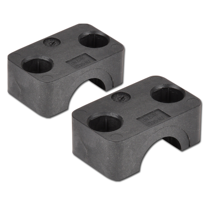 Jaws for pipe clamps plastic light series