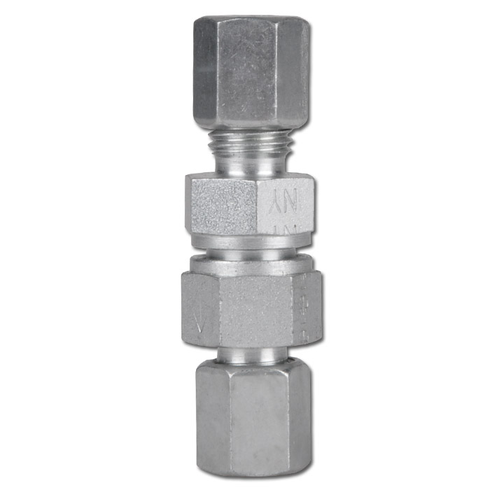 Ball Valve With Compression Ring Fitting Galvanized Steel Light Cnstruction